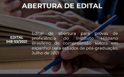[Resultado e gabarito] Prova de proficiência de compreensão leitora em Espanhol para estudos de pós-graduação.